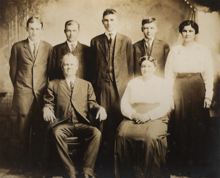 George Franklin Ruddell Family Portrait